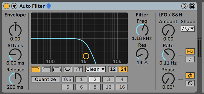 Auto filter window